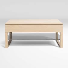 This versatile furniture boasts a round top with a fixed bottom shelf for books or magazines. Falster Lift Top Coffee Table Reviews Crate And Barrel