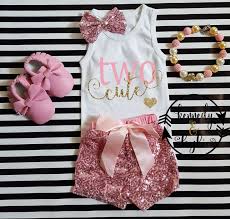 Cute Birthday Outfits For 15 Year Olds 2nd Birthday Shirt Cute Second Pink And Gold Two Cute Little Girls Glitter Birthday Shirt For Two Year Girl 2nd Birthday 2nd Birthday Outfit Glitter Birthday