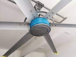 Industrial ceiling fans are also used in commercial spaces, where air conditioning system in more commonly seen, but increased air movement from huge ceiling fans can help to spread the comfortable air to a large area and thus decrease the cost of some large numbers of air conditioning. Big Air Industrial Ceiling Fan Giant Industrial Commercial Warehouse Hvls Ceiling Fans China Ventilation Ceiling Fan Made In China Com