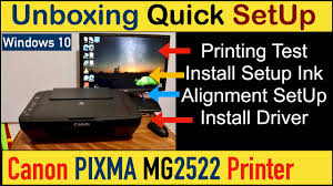 In the registration confirmation window, select yes. Canon Pixma Mg2522 Setup Quick Unboxing Install Setup Ink Load Paper Tray Printing Review Youtube