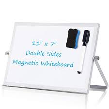 small dry erase white board desktop