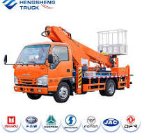 I-Suzu 17-23m Aerial Work Platform Articulated Arm Lift Truck Hydraulic  Platform Trucks