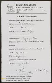 Saya juga melampirkan surat keterangan sakit dari dokter. Contoh Surat Keterangan Sakit Resmi Contoh Surat Izin Sakit Tidak Masuk Sekolah Yang Benar Dicontoh Untuk Masalah Format Atau Bentuknya Sama Saja Dengan Surat Resmi Lain Yaitu Terdiri Dari Kop