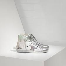 golden goose damen francy sneakers in leather and suede star g29ws591f23 golden goose sneakers golden goose cheap womens sneakers
