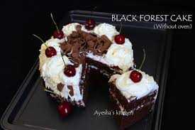 Hi friends welcome to anu's kitchen.today's recipe is egg puffs without pastry sheet or oven if you like this recipe ,please don't. How To Make Black Forest Cake Black Forest Cake Recipe Without Oven