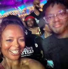 I took my son to his first concert with @kendricklamar at @onemusicfest I'm  such a proud mommy damn he's finally taller than me now 🥲