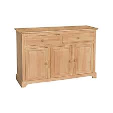 Traditional Wood Buffet 3 Doors Free Shipping Furniture Wood Buffet Unfinished Furniture