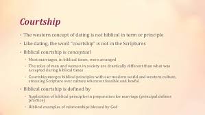 What does real courtship look like? Courtship A Biblical Alternative To Dating