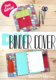 See more ideas about binder covers diy, binder covers, fabric book covers. Diy Padded Binder Cover Free Tutorial Sewcanshe Free Sewing Patterns Tutorials