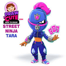 Video tutorial showing how to draw new ultra driller jacky brawl stars skin. Brawl Stars Coloring Pages Street Ninja Tara Coloring And Drawing
