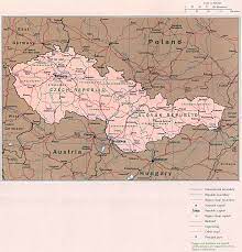 For a brief time in 1939 and again in 1993, it was also the currency in separate czech and slovak republics. Mapa Grande Politica Detallada De La Republica Checa Y Eslovaquia Republica Checa Europa Mapas Del Mundo