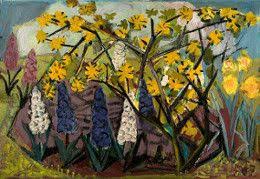 Garden In Spring Garten Im Fruehling Painting German Art Art