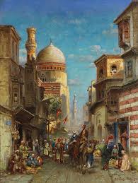 Carl Wuttke Strassenszene An Der Kai Bey Moschee In Kairo Arabische Kunst Islamische Kunst Kairo