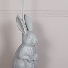 A quirky addition to any console or bedside table, our ceramic nature rabbit lamp is hopped up on plenty of charm. Rabbit Table Lamp Audenza