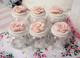 Shabby Romantic Decorating For Chic Cottage Home Baby Food Jar Crafts Baby Jar Crafts Baby Jars