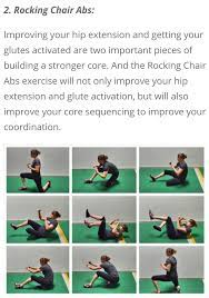 Rocking Chair Glute Activation Strong Core Abs Workout