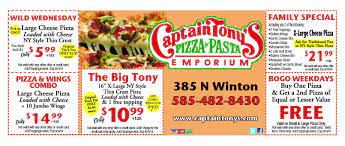 Tommy's pizza was founded in 1955 on chalkstone avenue in providence by my grandfather thomas sacco. Captain Tony S Pizza Coupons Tonys Pizza Pizza Coupons Pizza Bread