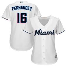 Majestic Replica Jose Fernandez Womens White Mlb Jersey