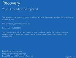 Let the computer professionals to do their jobs if the issue is major. Your Pc Needs To Be Repaired Error 0xc0000225 On Windows 10 8 Solved Repair Windows
