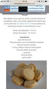 Epingle Par Julie Pichon Sur Sucre Recette Sables Croustillant