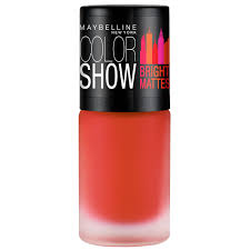 Maybelline New York Color Show Bright Matte Buy Maybelline New York Color Show Bright Matte Online At Best Price In India Nykaa | new maybelline color show colorama nail color polish select shade 7ml. maybelline new york color show bright matte cheerful coral