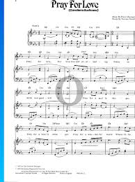 Other versions of this composition. Pray For Love Sheet Music Piano Voice Pdf Download Streaming Oktav