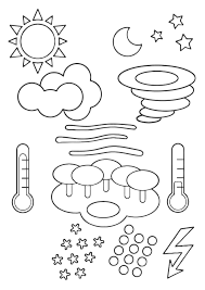 Malvorlage Wettersymbole Kostenlose Ausmalbilder Zum Ausdrucken