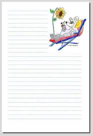 In der grundschule wird zum schreiben üben papier mit speziellen linien verwendet. Linienbriefpapier Kreativzauber