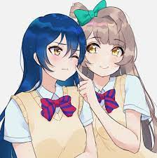 Kotori X Umi By Sweetie Cyanide On Deviantart Sweetie Anime Umi