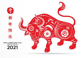 Happy chinese new year 2021. Chinese New Year 2021 Wallpaper Happy Year Of Ox 2021 Cow Bull