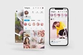 The figma file is easy and fully editable with smart objects. Free Instagram Stories Card Mockup In Psd Free Psd Templates