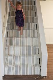 See more ideas about basement stairs, stairs, stairs covering. Diy Staircase Makeover Painted Stair Ideas Striped Stair Runners