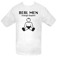 What was the first matching fathers day shirt? Real Men Change Diapers T Shirt White Inktastic Father S Day T Shirts Shirts Personalized T Shirts