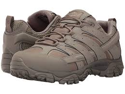 Merrell Work Moab 2 Tactical Brindle Men S Lace Up Casual Shoes For Out Of The Box Comfort That Outlasts The Toughest Jobs L In 2020 Tactical Shoes Merrell Leather