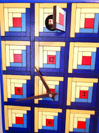 The designs of the tumbling blocks, bear's paws and wagon wheel are three other patterns that are believed to have contained important directions and messages for fleeing. The Log Cabin Quilt Cuckoo Clock Watch The Clock In Action