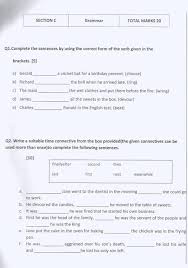 english past paper grade 7 tcspgnn