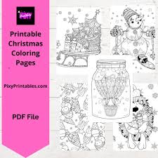 In this article are samples of different types of proposals that can be made in just a single page. Christmas Coloring Pages Instant Download Printable Printables For Every Occasion