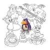 Lovely free monster coloring pages s documentation template. 1