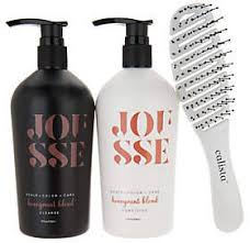 Calista Jousse Cleanse And Condition Duo Withsmoothie Brush Healthy Shampoo Conditioner Cleanse