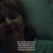 tbh i think molly knew he wasn't coming home either :/ molly im so sorry  that you were will graham's bounce back during the off-again stage of his  psychosexual connection with his anthropophagus ...