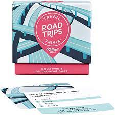 Have fun making trivia questions about swimming and swimmers. Amazon Com Ridley S Road Trips Travel Trivia Card Game Trivia Game For Adults And Kids 2 Players Includes 80 Questions And Bonus Facts Fun Quiz Cards Makes A Great Gift Everything Else
