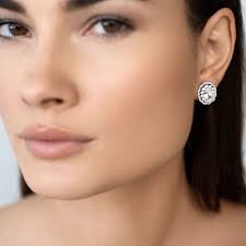 Zirconia Earrings in Pure Sterling Silver