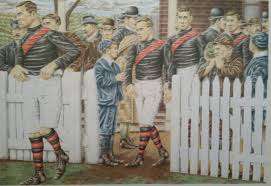 Essendon At East Melbourne Cricket Ground 1909 Djwilliamsart0 Gmail Com Melbourne Cricket Ground Football Art Cricket Club