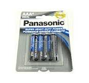 Amazon.com: 4pc Panasonic AAA Batteries Super Heavy Duty ...