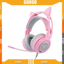 Maybe you would like to learn more about one of these? Somic G951s Pink Gaming Headset With Mic Girls Women Cat Ear Headphone For Xbox Shopee Philippines