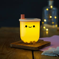 Cute Bubble Tea Night Light Puloh