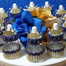 12 Royal Prince Baby Shower Favor Cups Perfect For Boys Royal Blue And Gold Baby Shower Theme And Prince Decorations Prince Baby Shower Theme Royalty Baby Shower Baby Boy Shower Favors