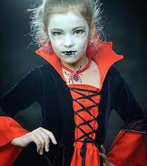 12 Terrific Vampire Costumes For Kids Vampire Costume Kids Vampire Costumes Halloween Makeup For Kids