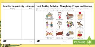 Today is the first day of lent, ash wednesday. Lent Sorting Worksheet Teacher Made