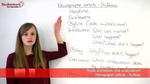 When created right, white papers boost your authority, solve problems for your clients and stakeholders and act as powerful lead magnets. Wie Schreibe Ich Einen Zeitungsartikel Newspaper Article Auf Englisch